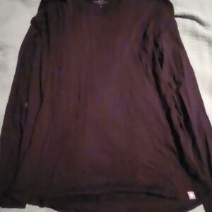Figs Super Soft Black Long Sleeve Underscrub
